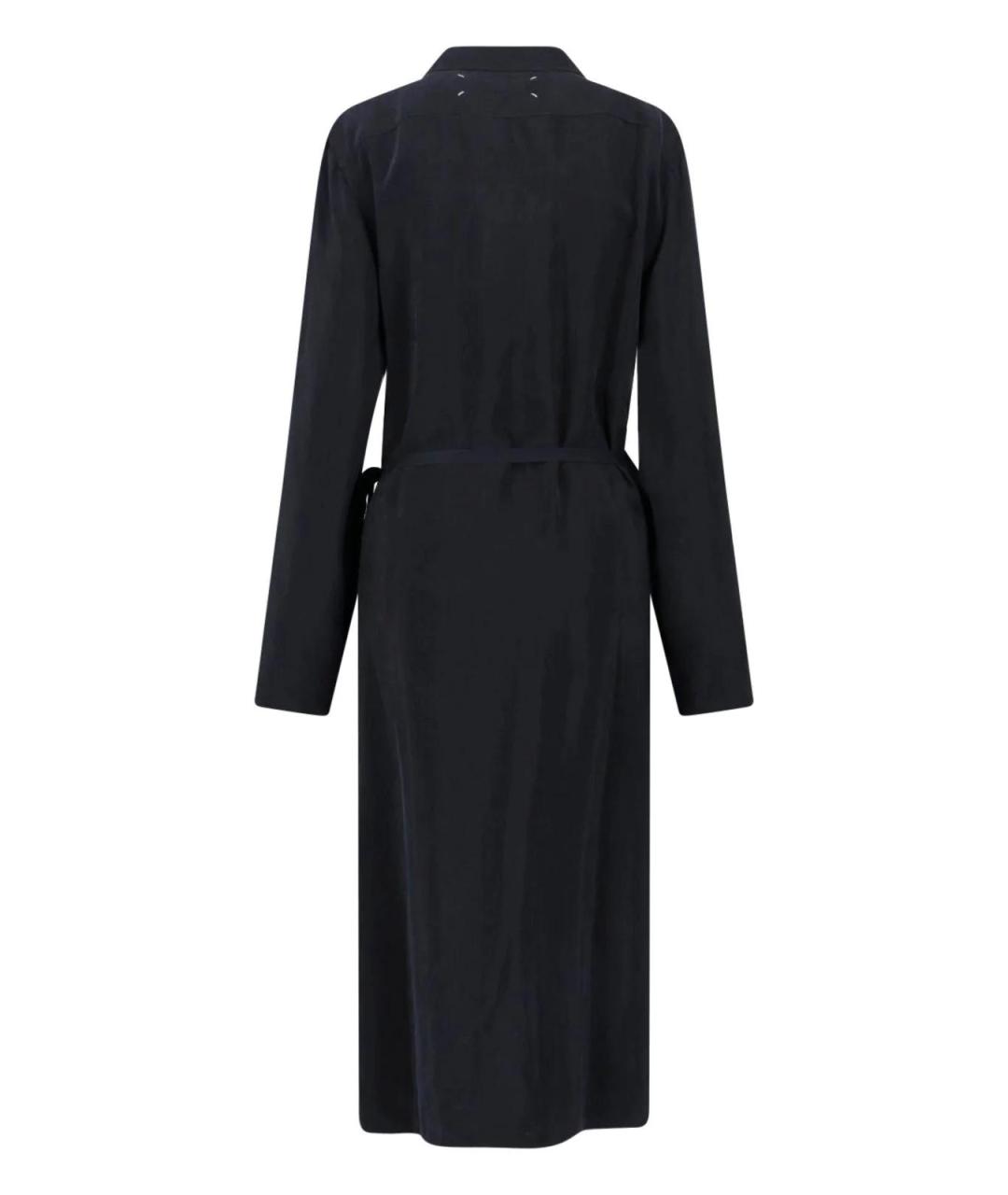 MAISON MARGIELA Черное вискозное повседневное платье, фото 2
