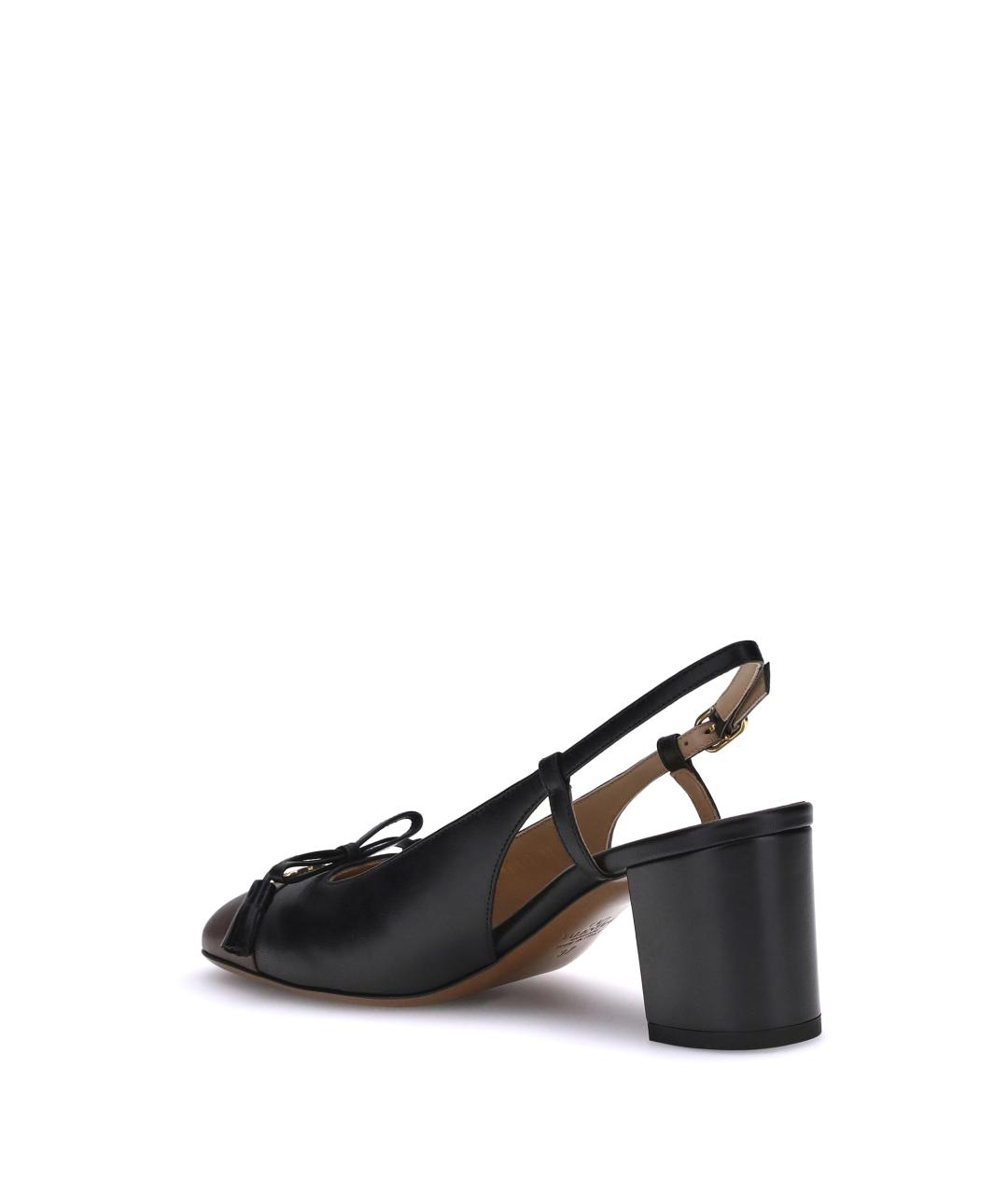 VALENTINO Черные кожаные туфли, фото 3