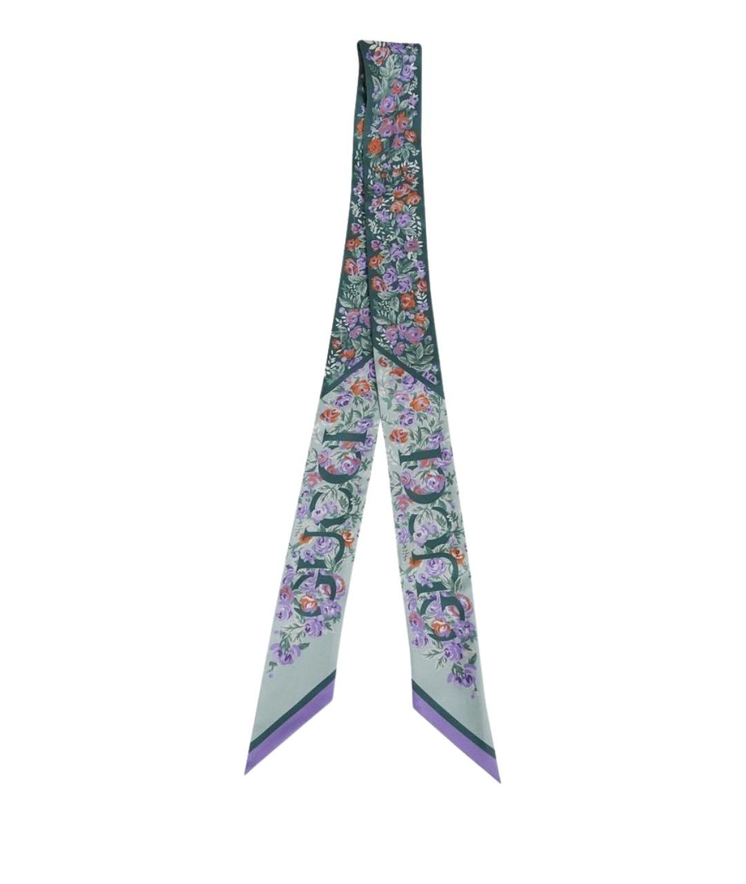 GUCCI Мульти шелковый шарф, фото 1