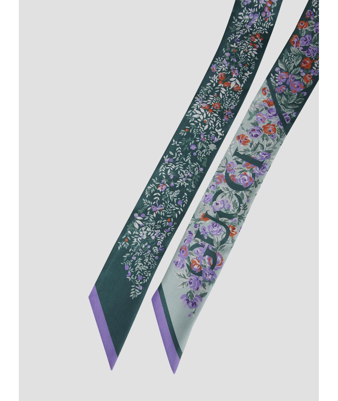 GUCCI Мульти шелковый шарф, фото 2