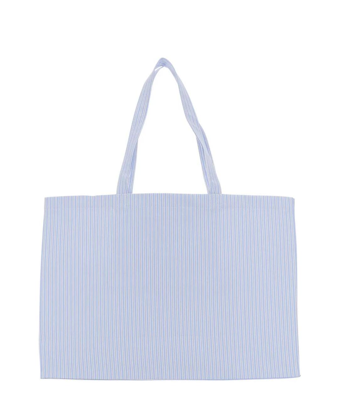 A.P.C. Голубая хлопковая сумка тоут, фото 2