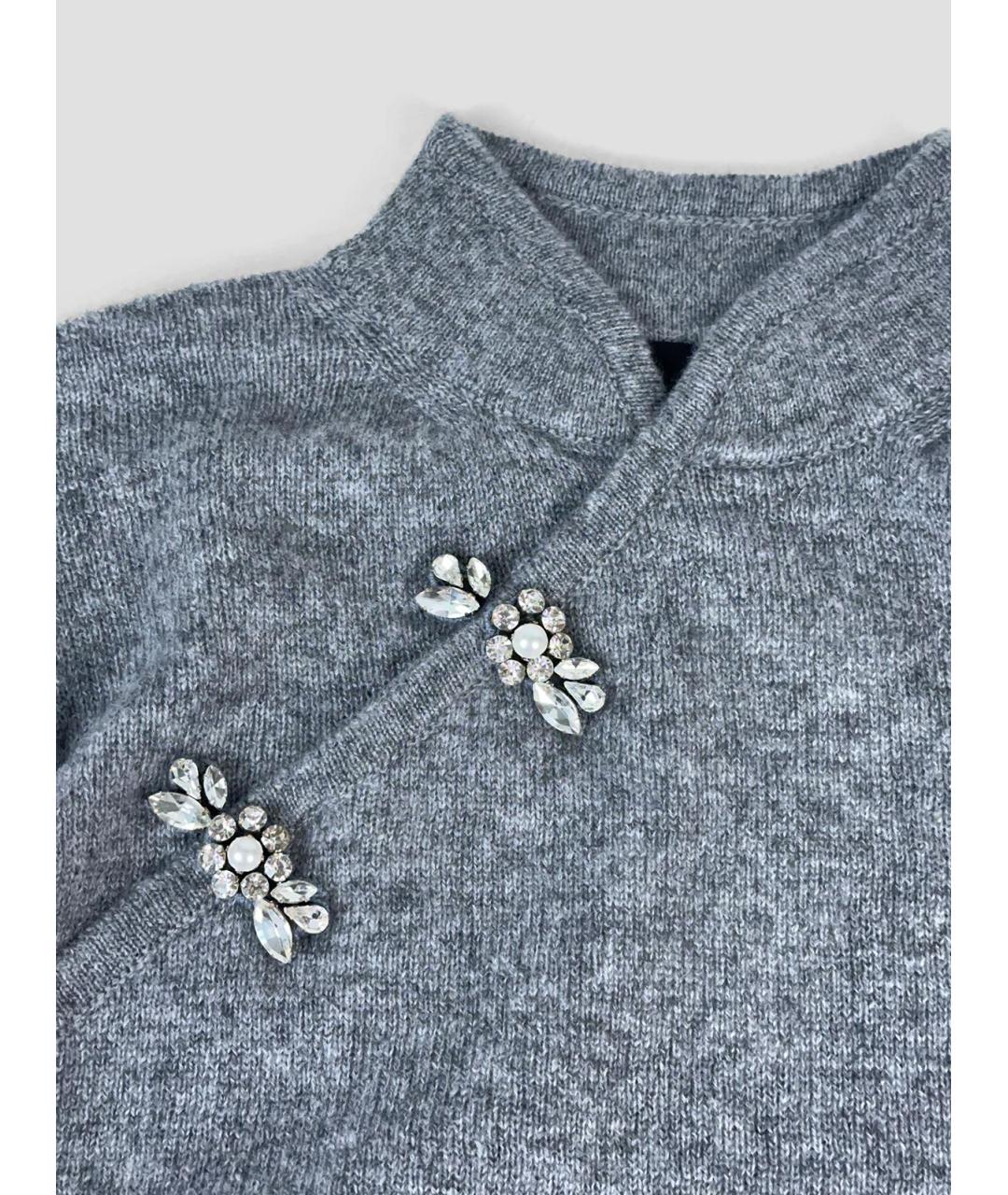 SIMONE ROCHA Серый кашемировый джемпер / свитер, фото 3