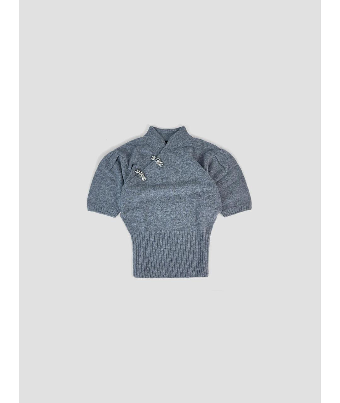 SIMONE ROCHA Серый кашемировый джемпер / свитер, фото 4