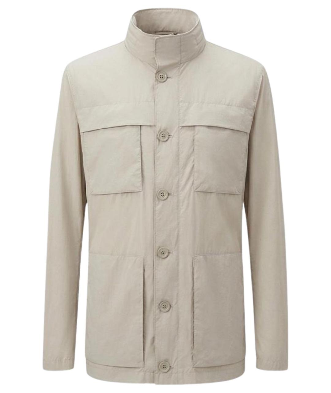 HERNO Бежевая полиамидовая куртка, фото 1