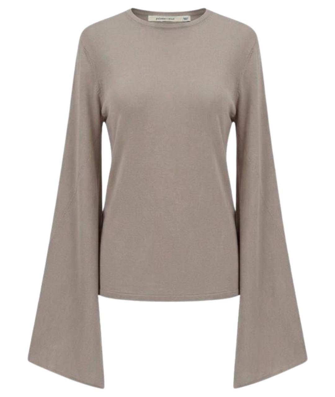 PALOMA WOOL Бежевый шерстяной джемпер / свитер, фото 1