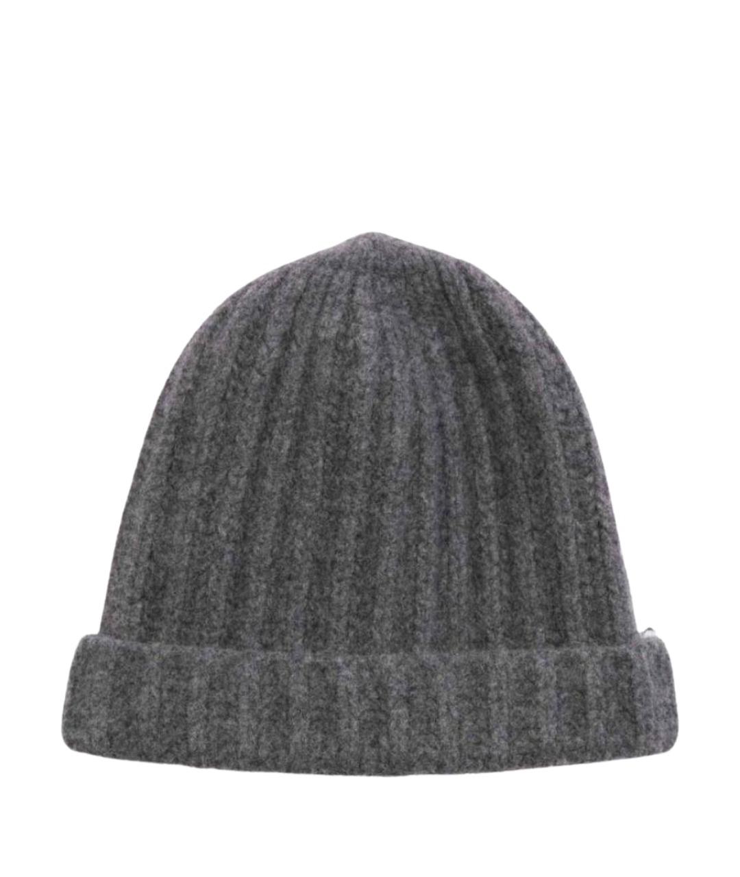 MAISON MARGIELA Серая шерстяная шапка, фото 1
