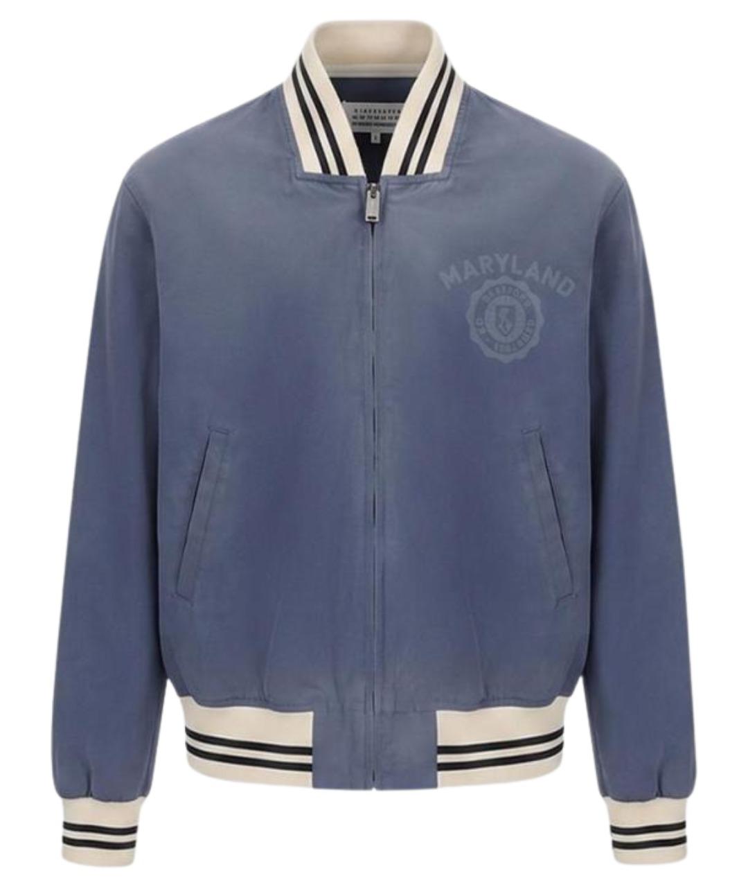 MAISON MARGIELA Синяя хлопковая куртка, фото 1