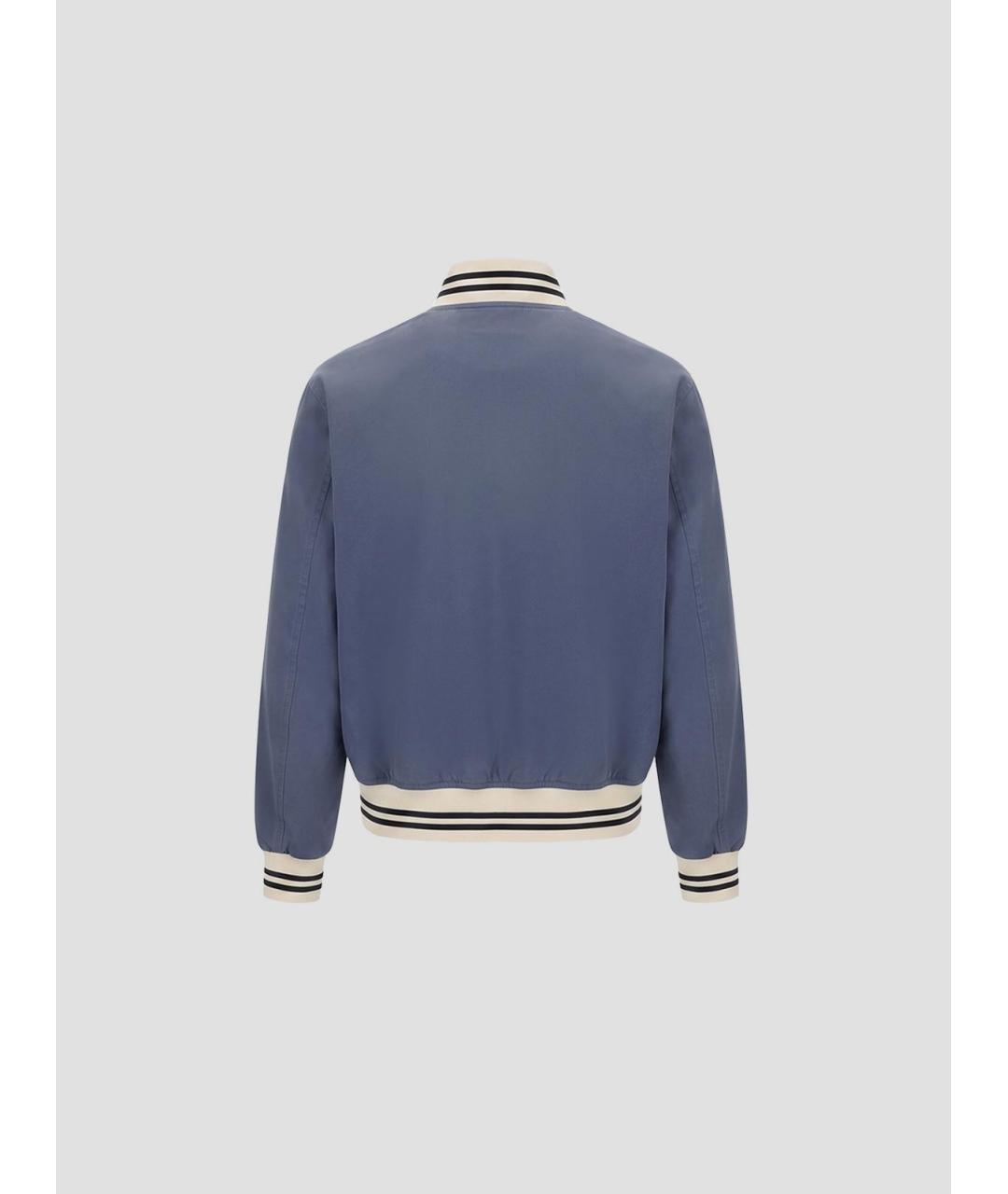 MAISON MARGIELA Синяя хлопковая куртка, фото 2