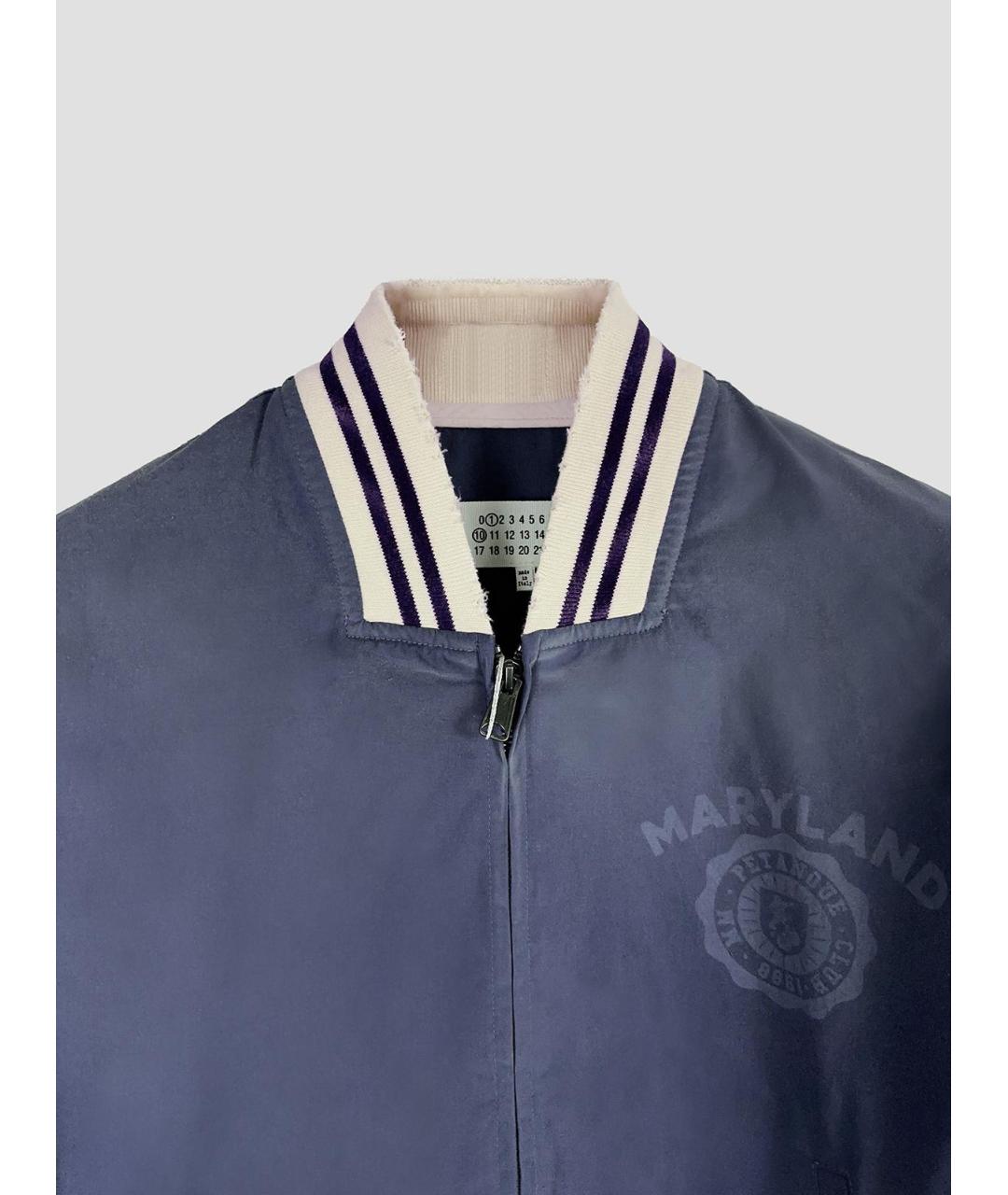 MAISON MARGIELA Синяя хлопковая куртка, фото 3