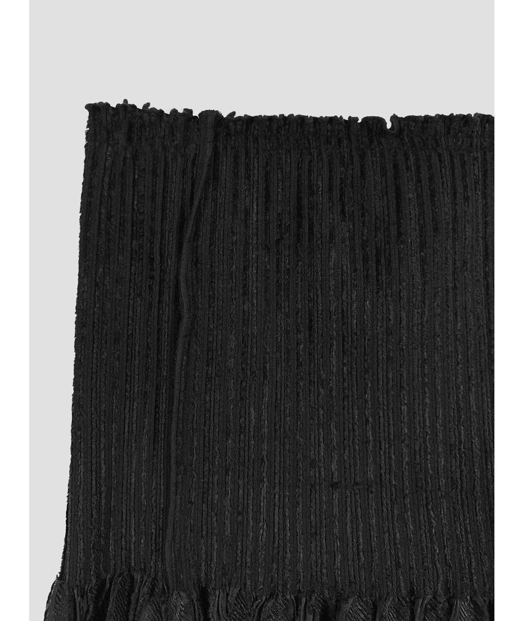 PALOMA WOOL Черная вискозная юбка макси, фото 3
