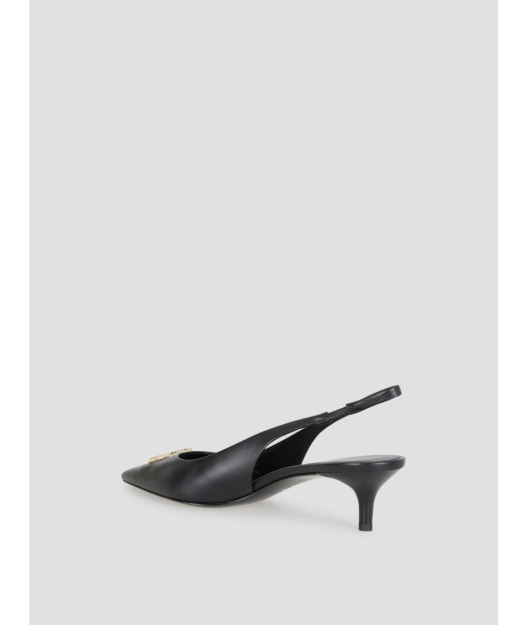 TORY BURCH Черные кожаные туфли, фото 3