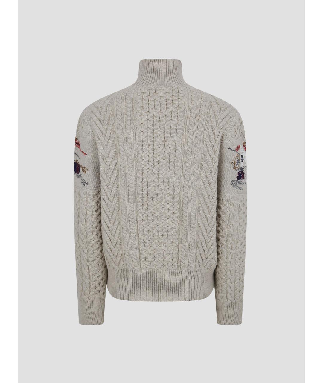 BURBERRY Бежевый джемпер / свитер, фото 2