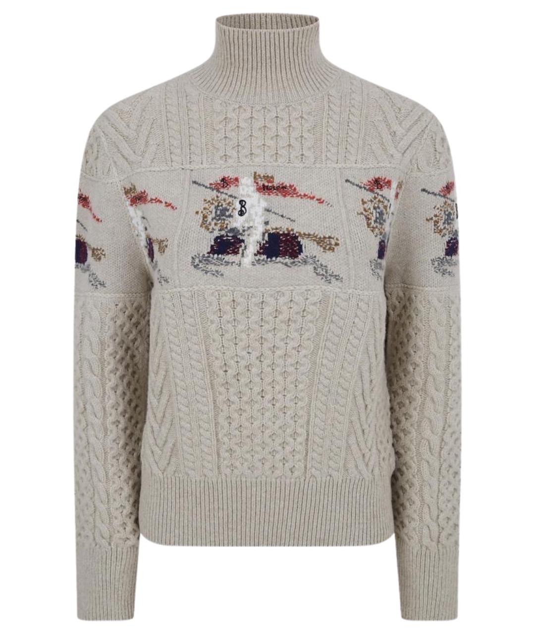 BURBERRY Бежевый джемпер / свитер, фото 1