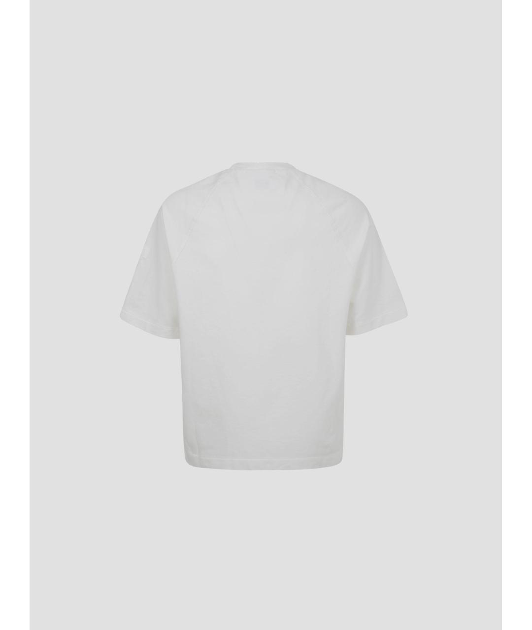 CP COMPANY Белая хлопковая футболка, фото 2