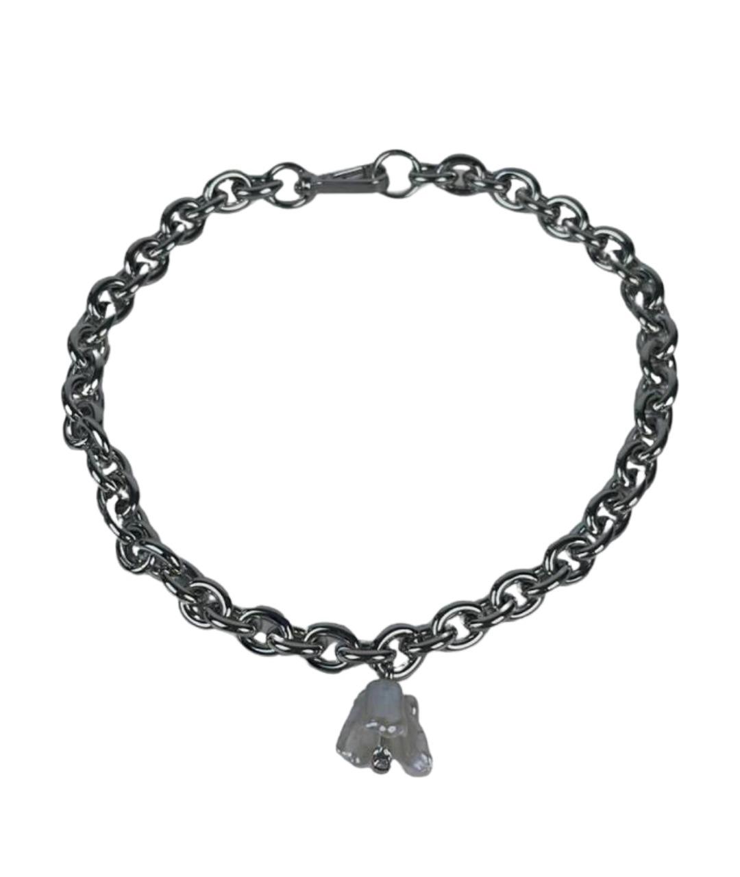 SIMONE ROCHA Серебряное металлическое колье, фото 1