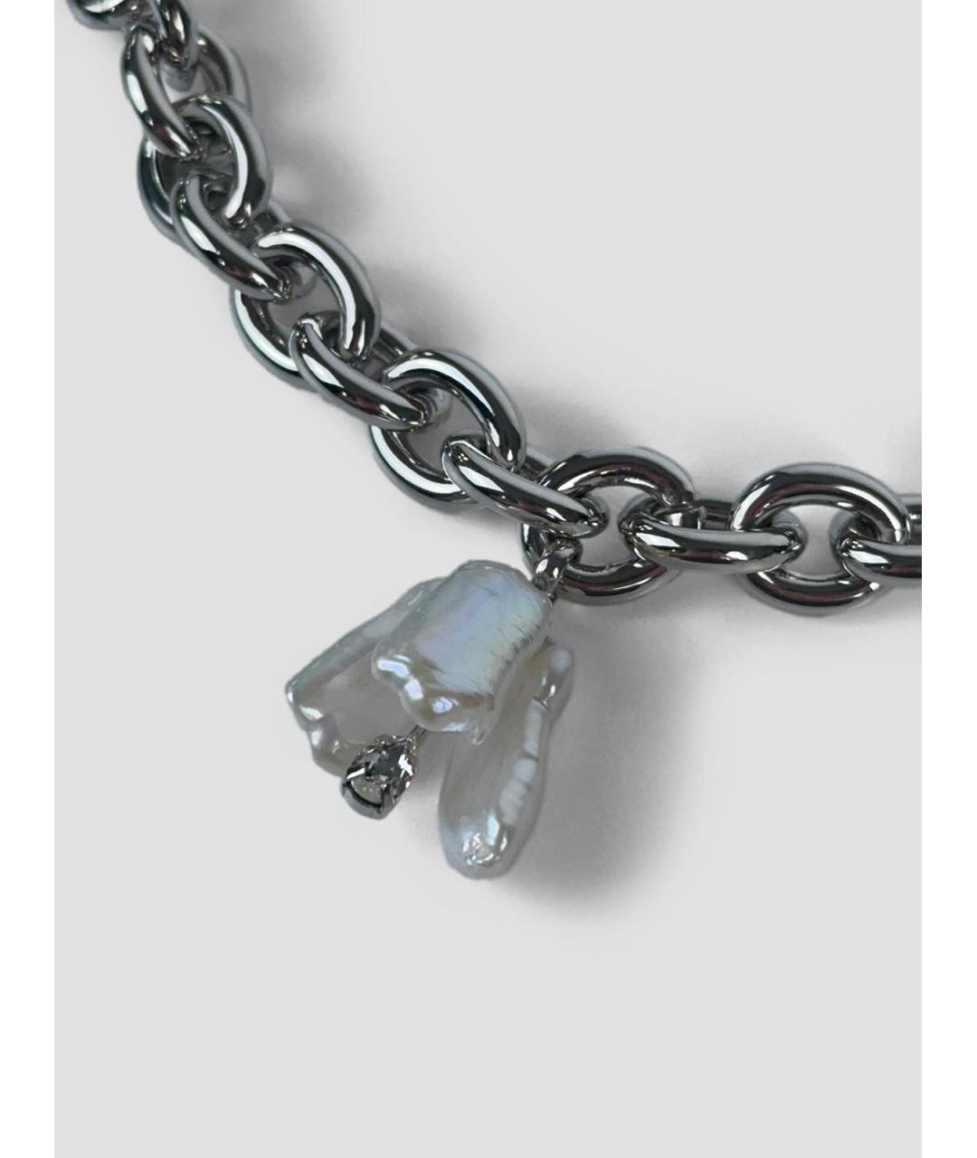 SIMONE ROCHA Серебряное металлическое колье, фото 2