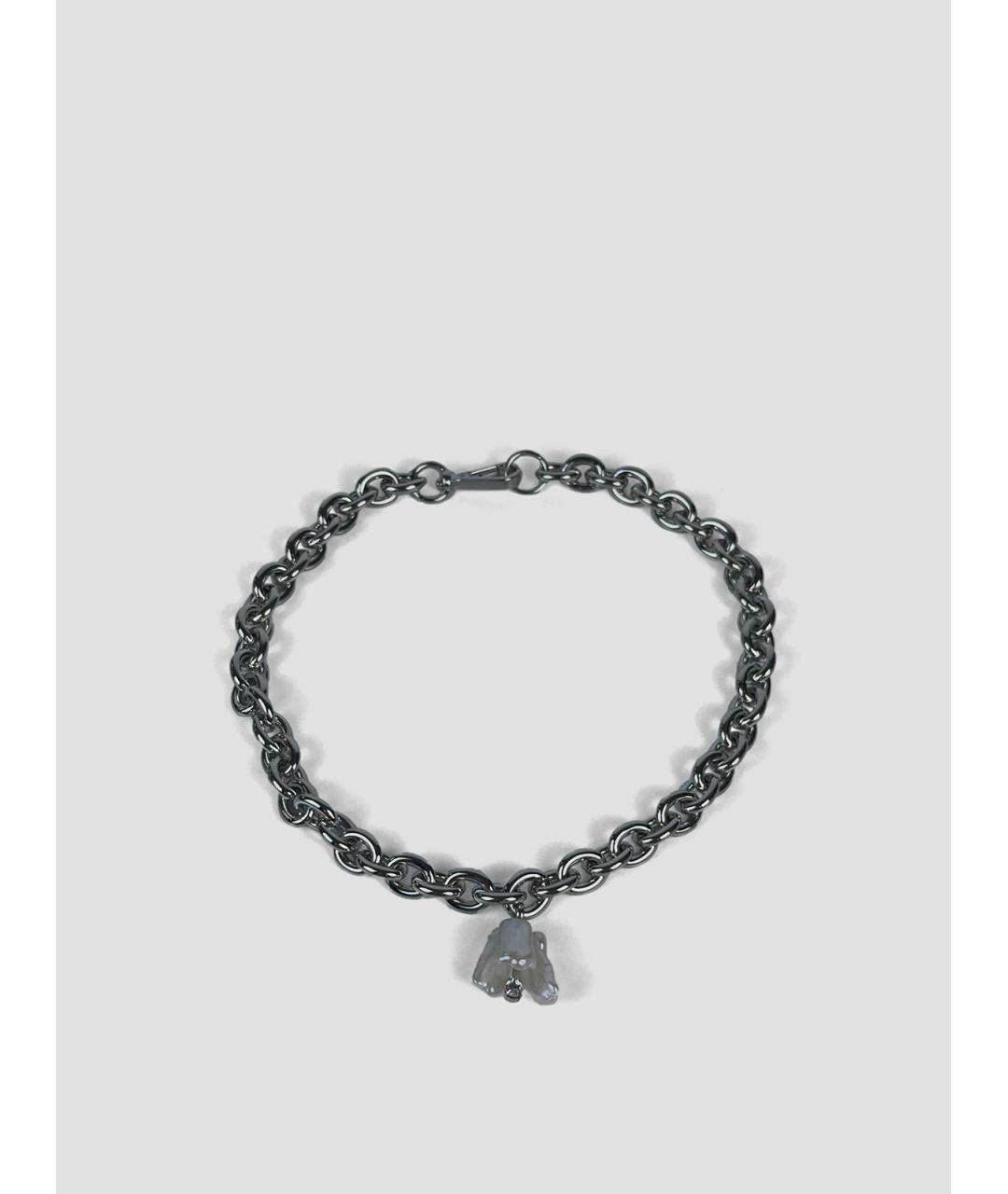 SIMONE ROCHA Серебряное металлическое колье, фото 3