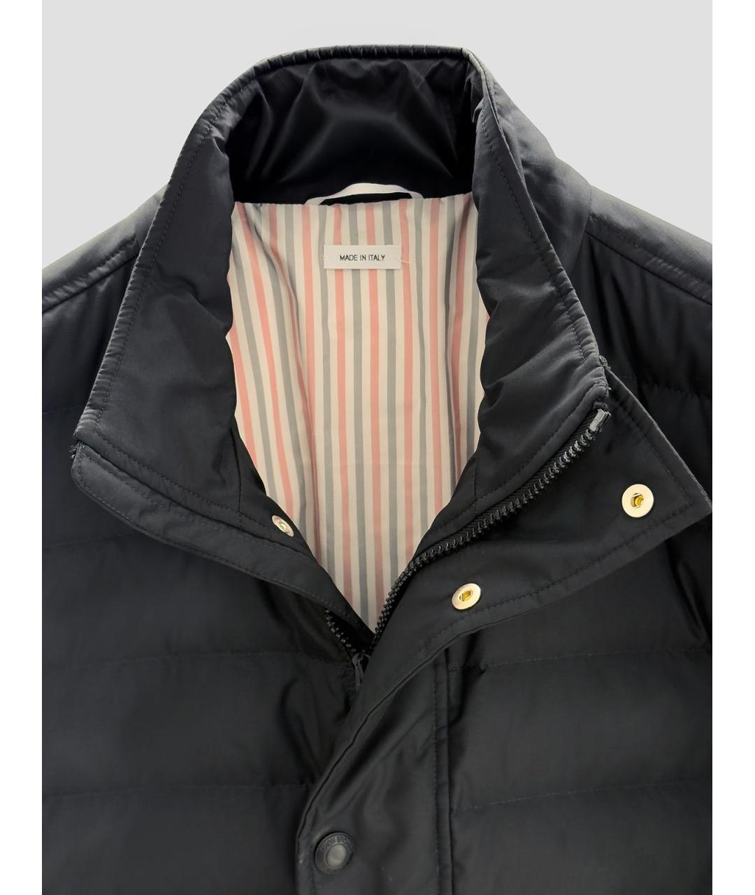 THOM BROWNE Черная полиэстеровая куртка, фото 3