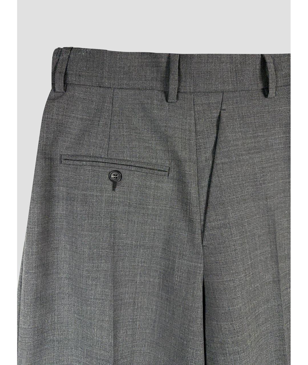 MM6 MAISON MARGIELA Серые полиэстеровые шорты, фото 3