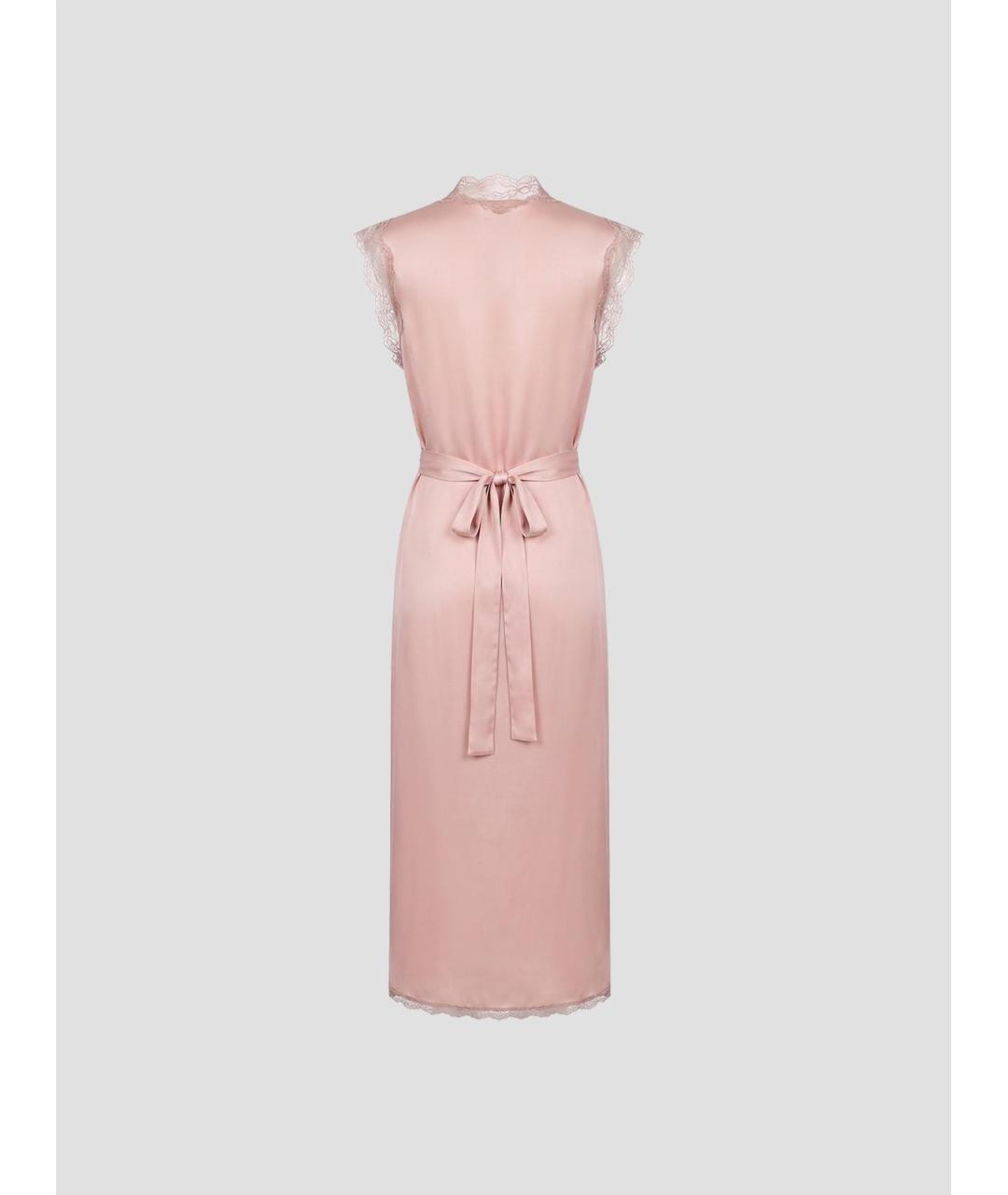 MAISON MARGIELA Розовое ацетатное коктейльное платье, фото 2