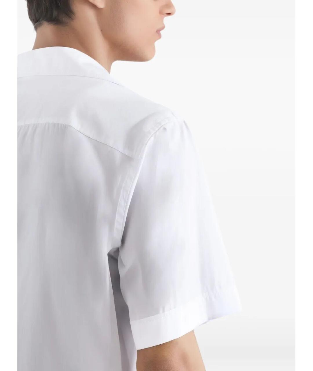 DOLCE&GABBANA Белая хлопковая кэжуал рубашка, фото 3