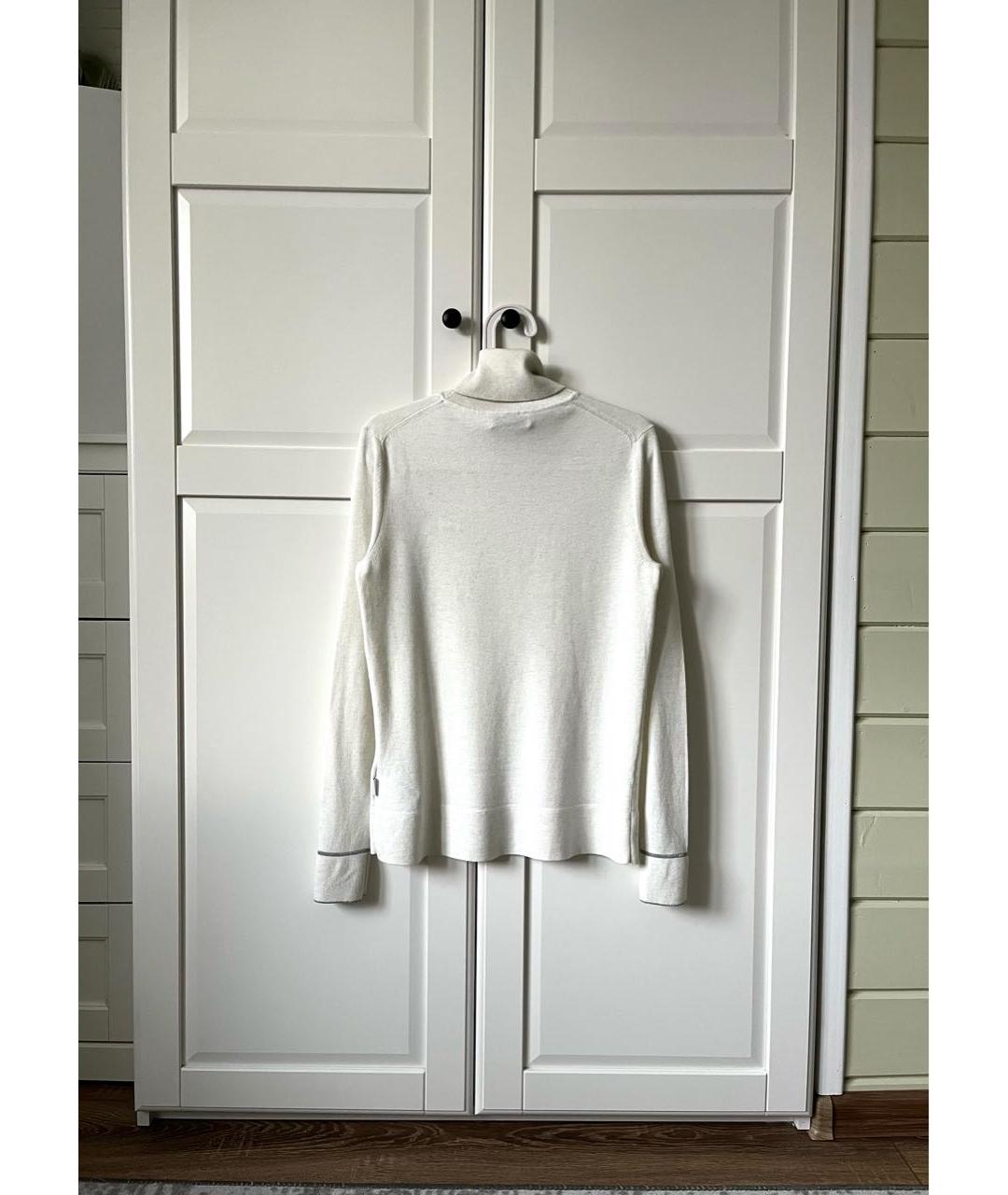 CALVIN KLEIN Белый вискозный джемпер / свитер, фото 3