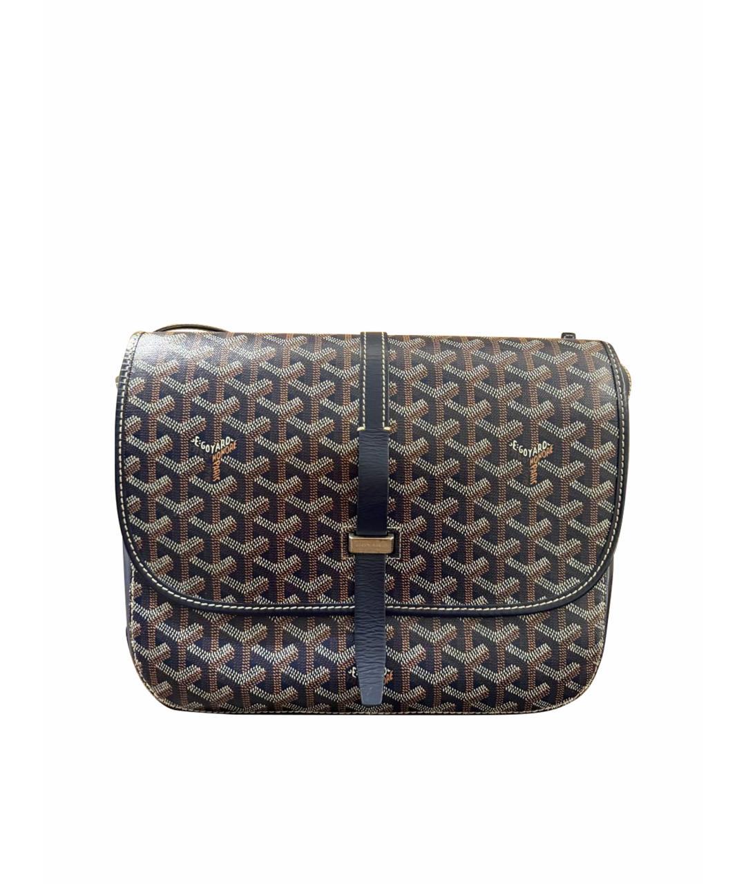 GOYARD Темно-синяя сумка на плечо, фото 1