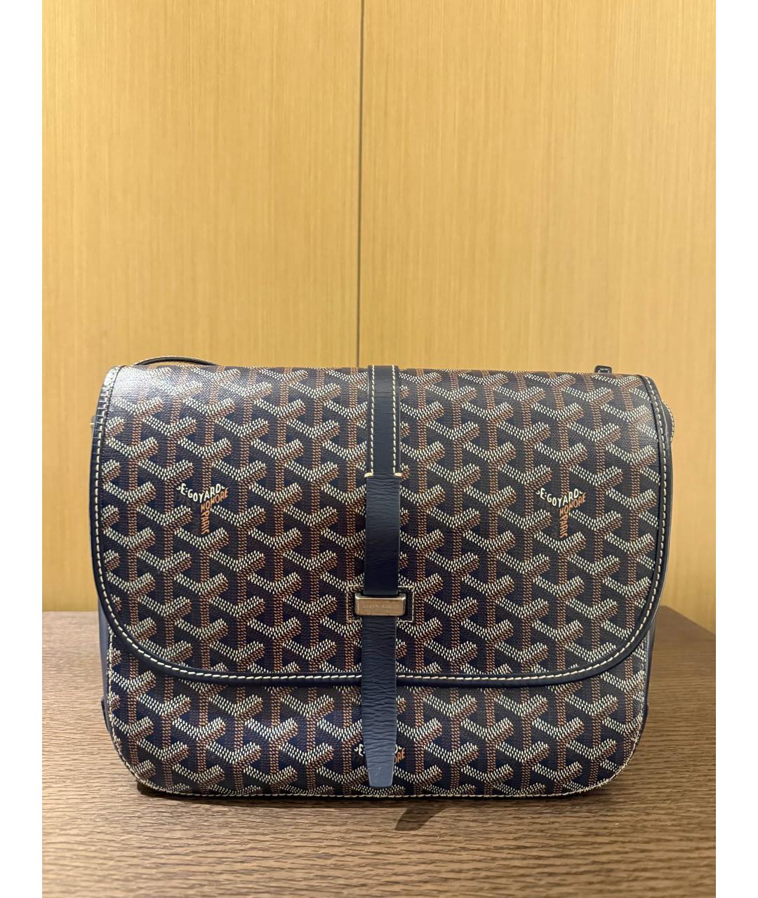 GOYARD Темно-синяя сумка на плечо, фото 6