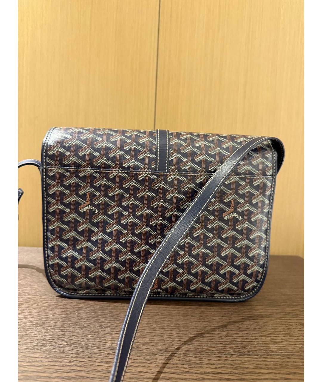 GOYARD Темно-синяя сумка на плечо, фото 3