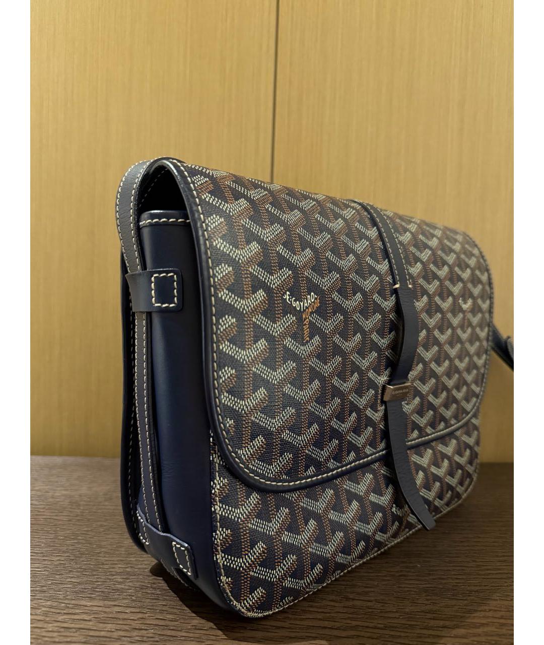 GOYARD Темно-синяя сумка на плечо, фото 2