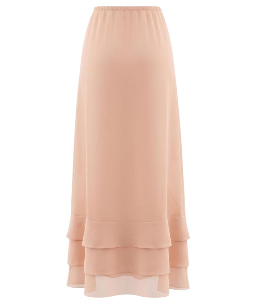 SIMONE ROCHA Розовая шелковая юбка миди, фото 1