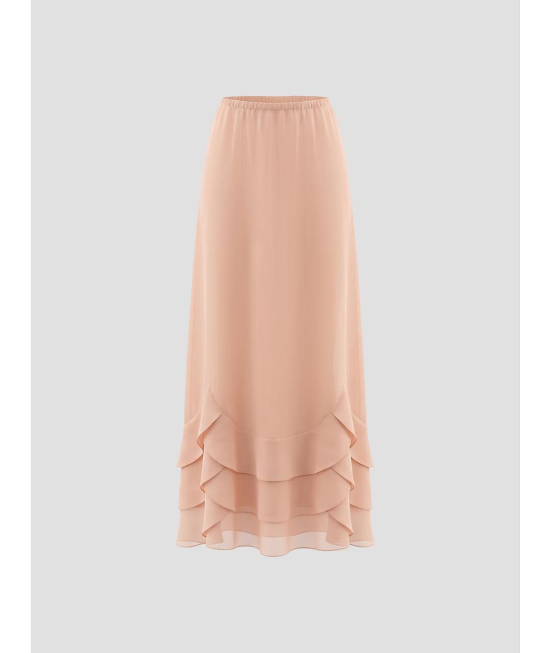 SIMONE ROCHA Розовая шелковая юбка миди, фото 2