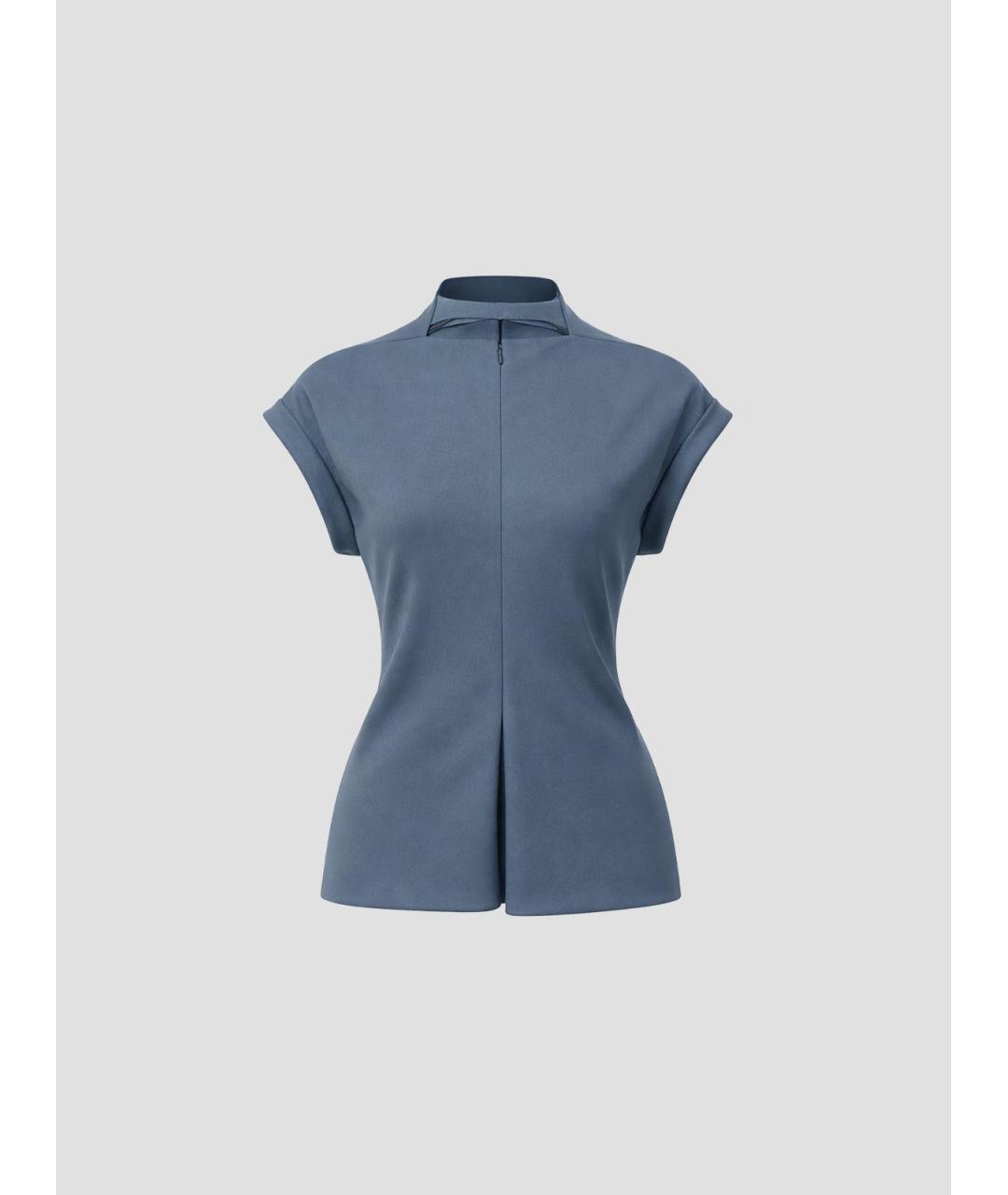 KHAITE Серая шерстяная блузы, фото 2