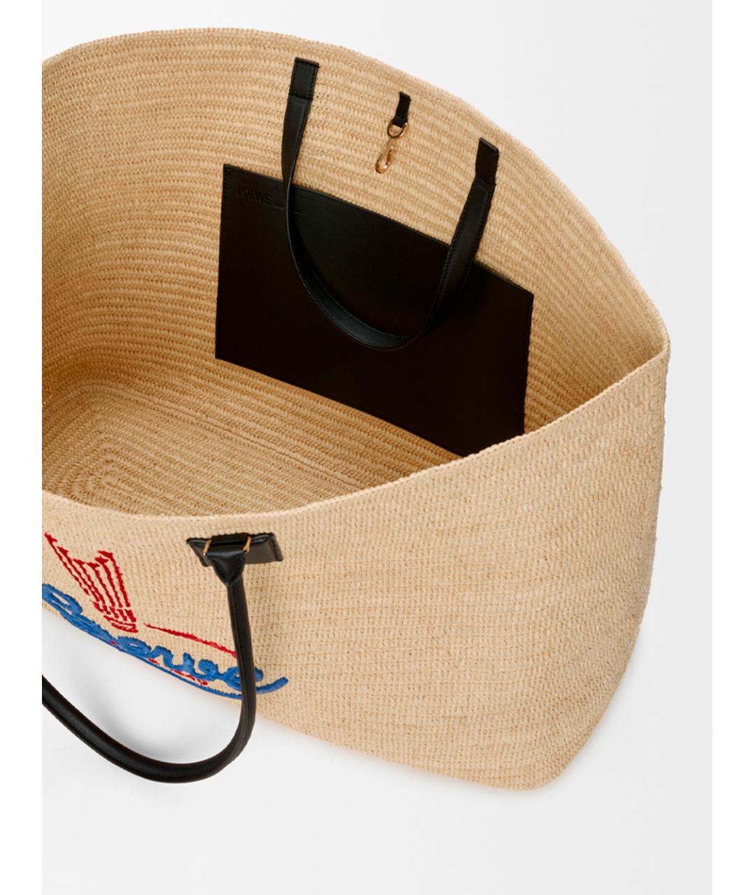 LOEWE Мульти пелетеная сумка тоут, фото 6