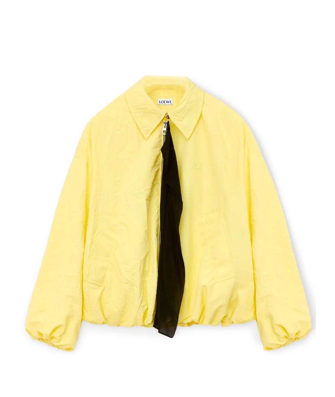 LOEWE Желтая полиэстеровая куртка, фото 1