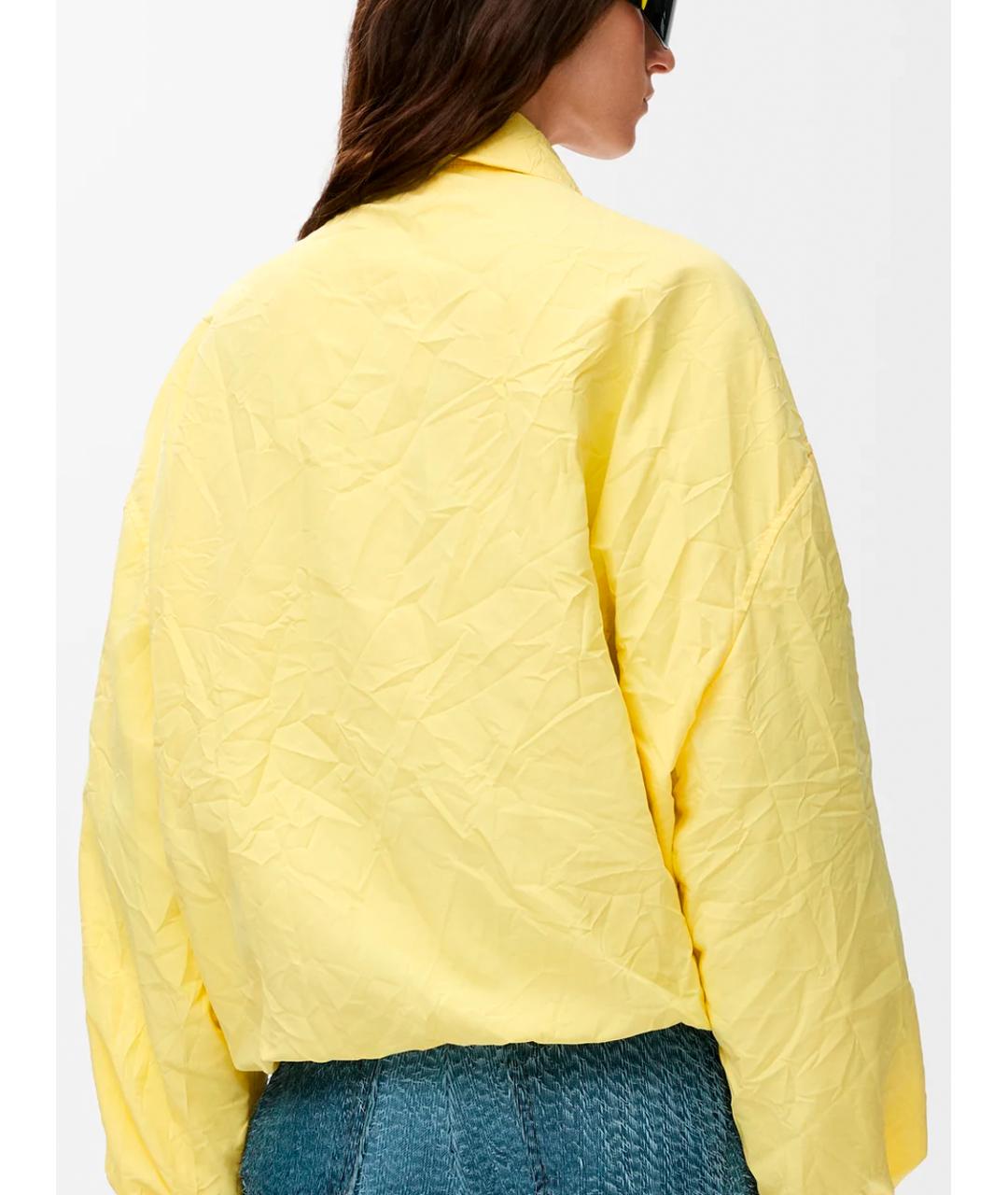 LOEWE Желтая полиэстеровая куртка, фото 3
