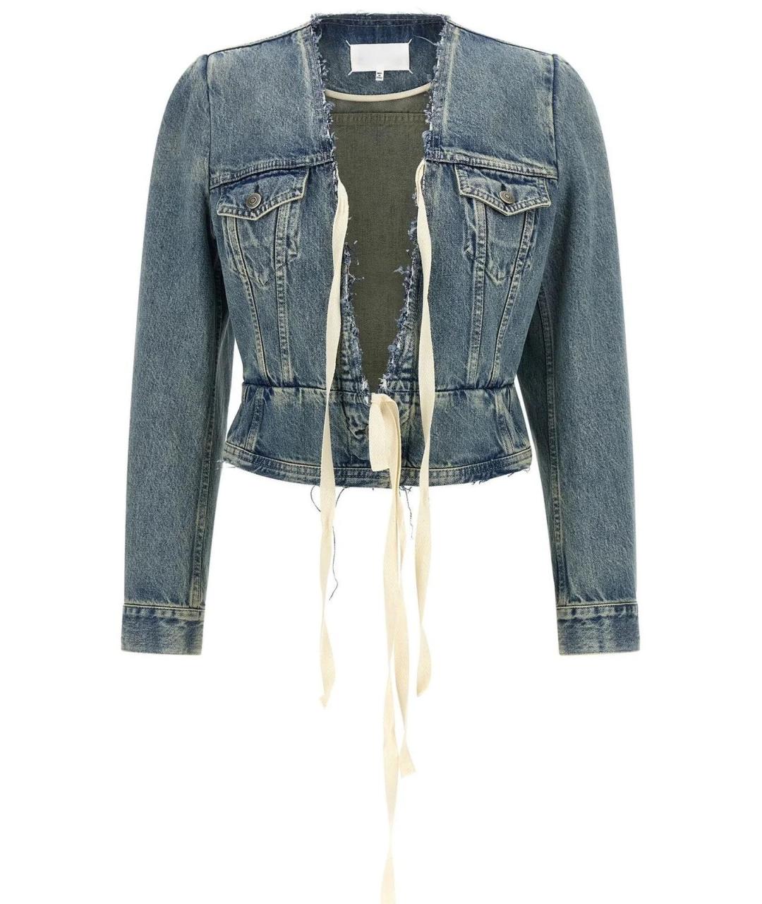 MAISON MARGIELA Синяя хлопковая куртка, фото 1