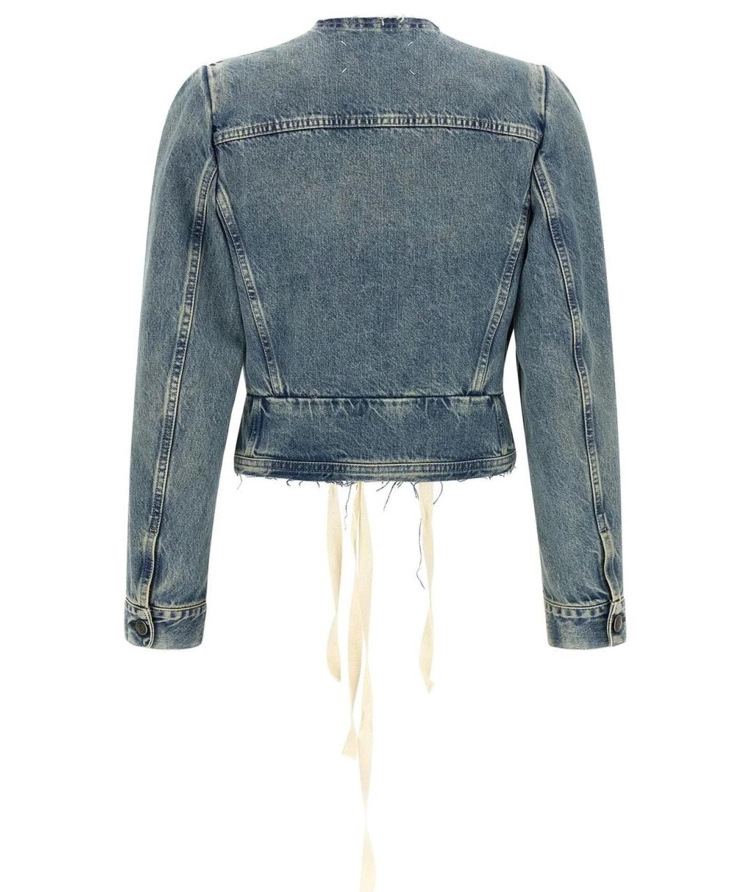 MAISON MARGIELA Синяя хлопковая куртка, фото 2