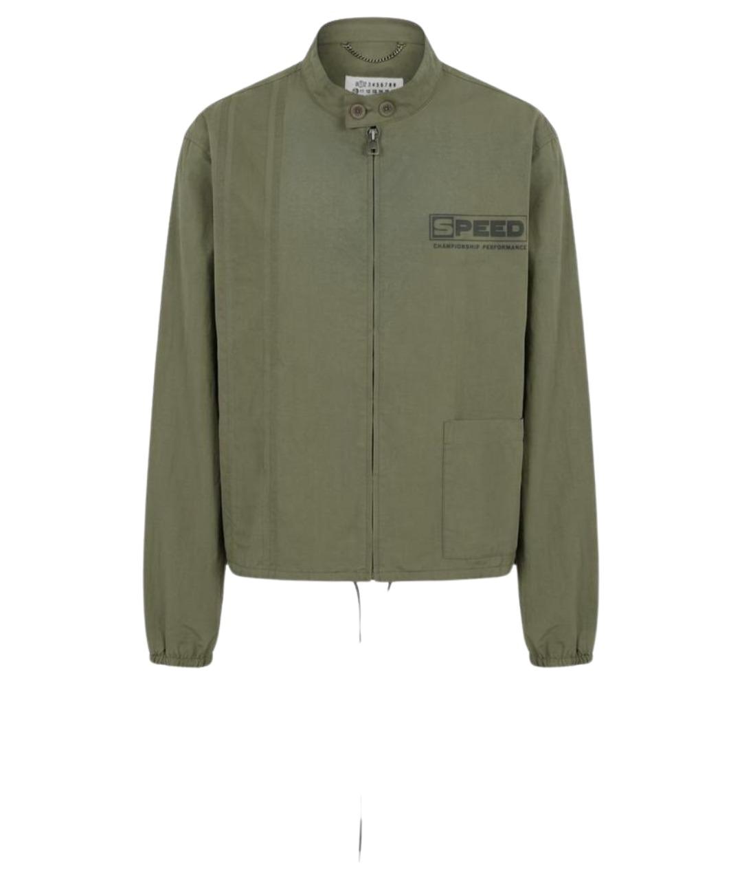 MAISON MARGIELA Хаки хлопковая куртка, фото 1