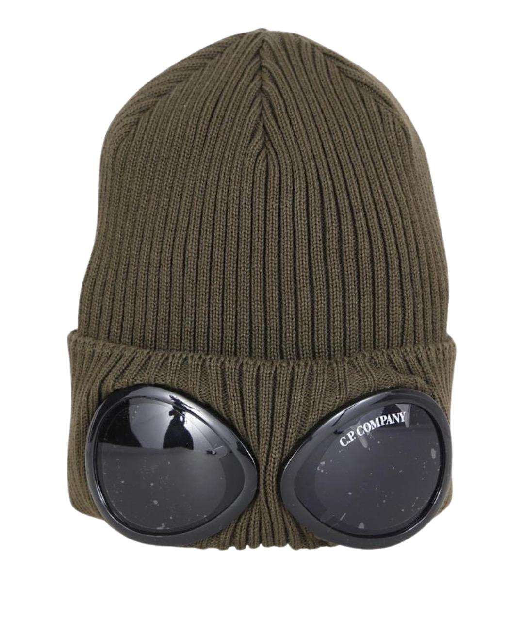 CP COMPANY Зеленая хлопковая шапка, фото 1