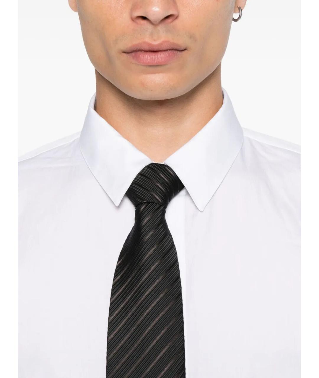 SAINT LAURENT Белая хлопковая классическая рубашка, фото 4