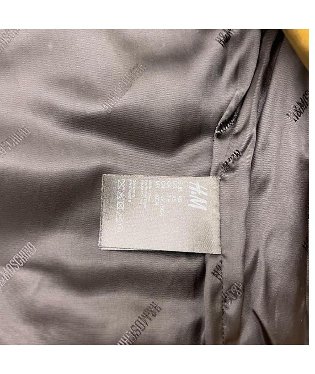 MOSCHINO Золотая кожаная куртка, фото 5