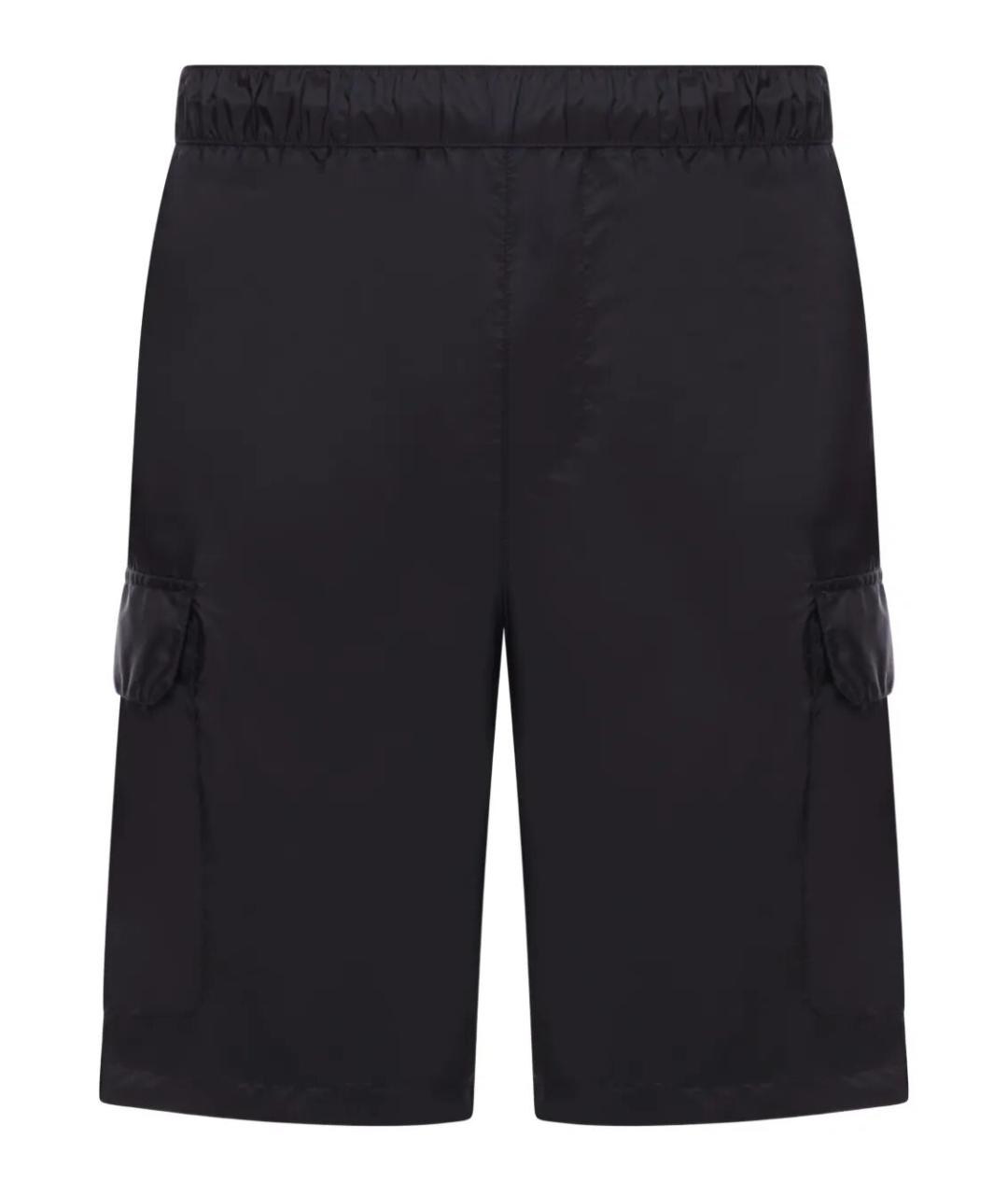 PRADA Черные полиамидовые шорты, фото 1