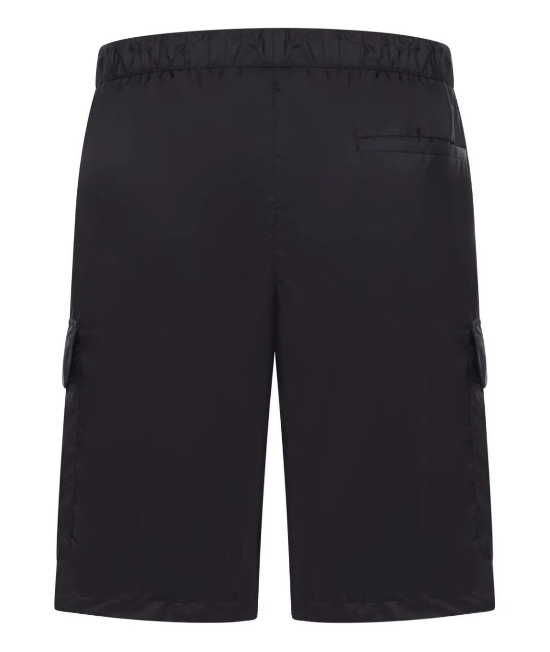 PRADA Черные полиамидовые шорты, фото 2