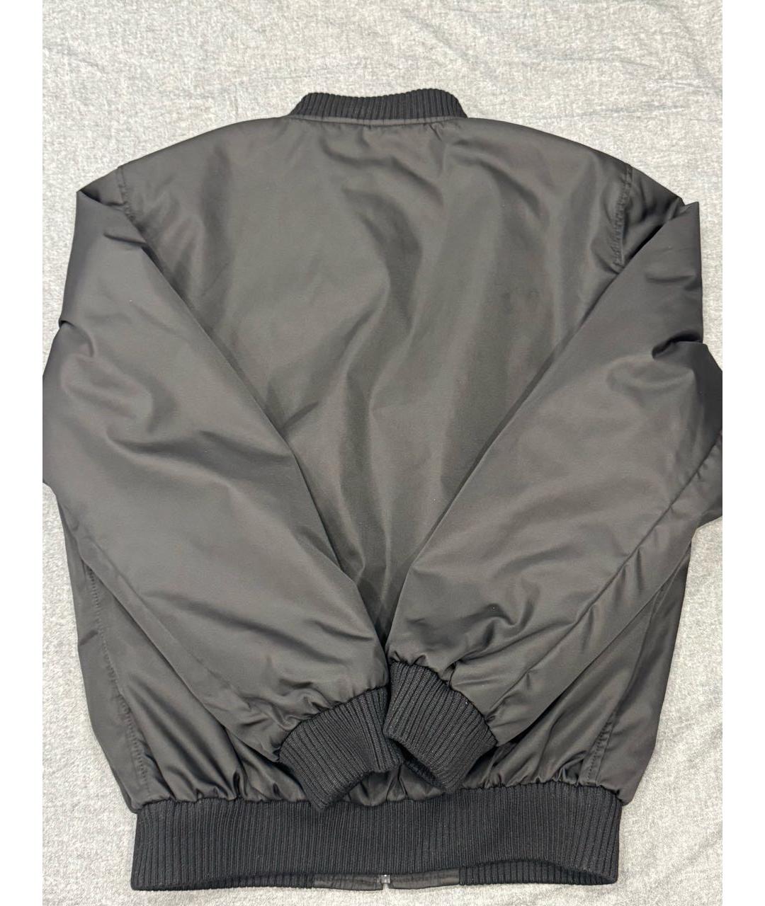 PRADA Черная полиэстеровая куртка, фото 2