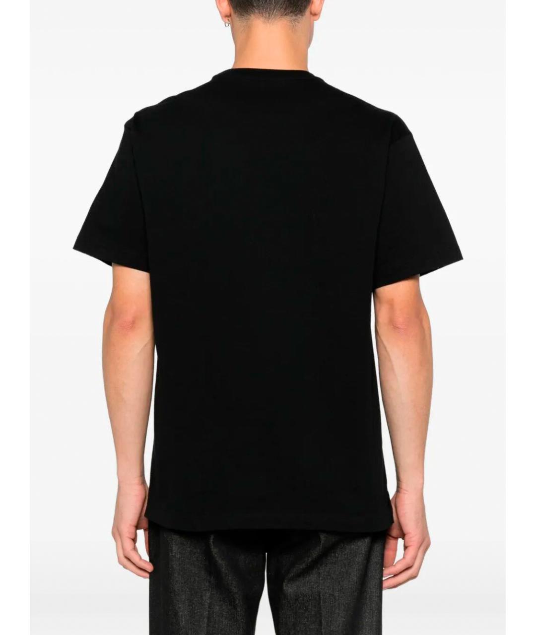 GUCCI Черная хлопковая футболка, фото 4