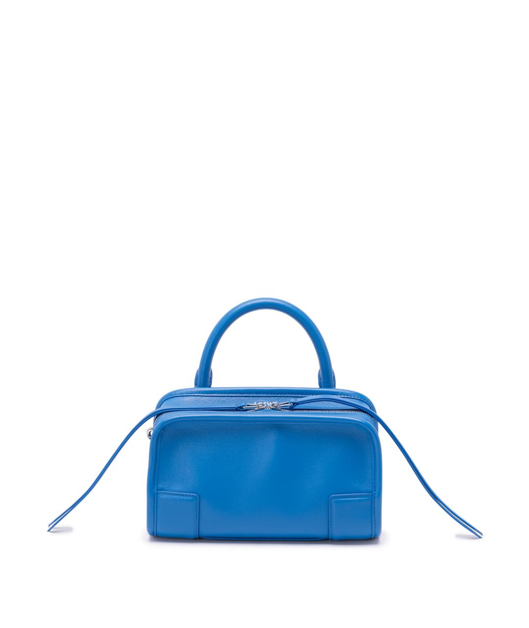 LOEWE Синяя кожаная сумка тоут, фото 1