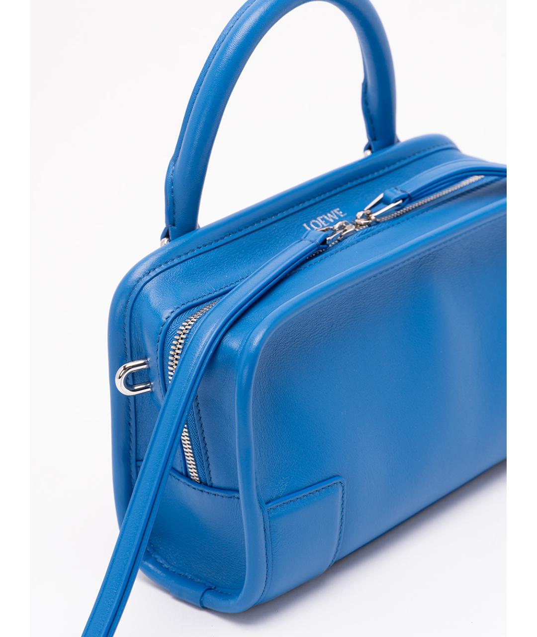 LOEWE Синяя кожаная сумка тоут, фото 4