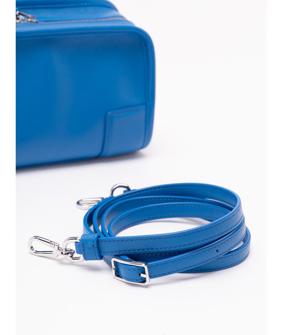 LOEWE Синяя кожаная сумка тоут, фото 5