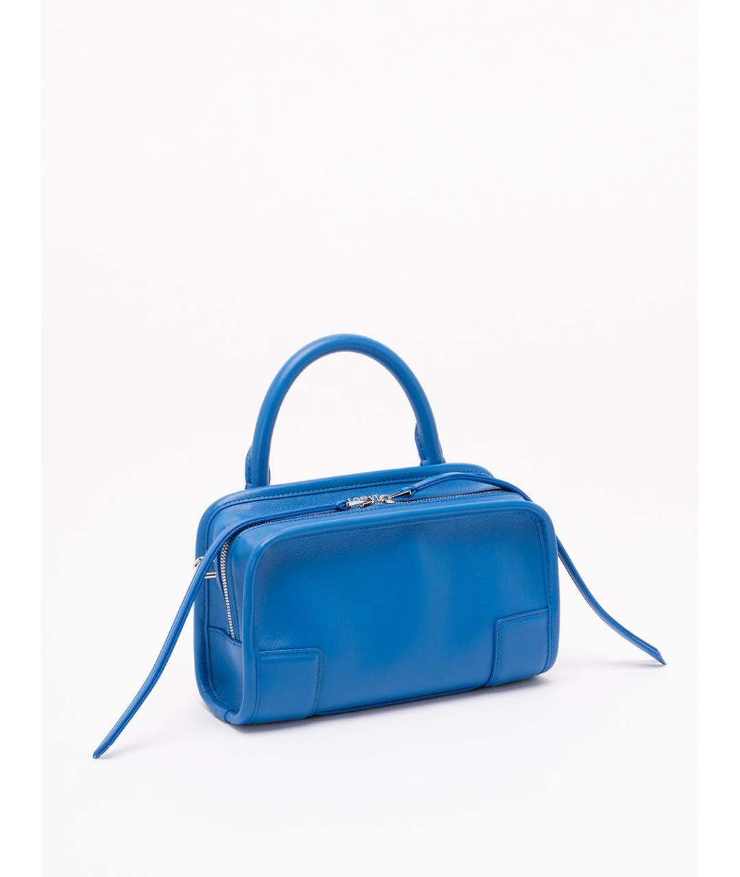 LOEWE Синяя кожаная сумка тоут, фото 3